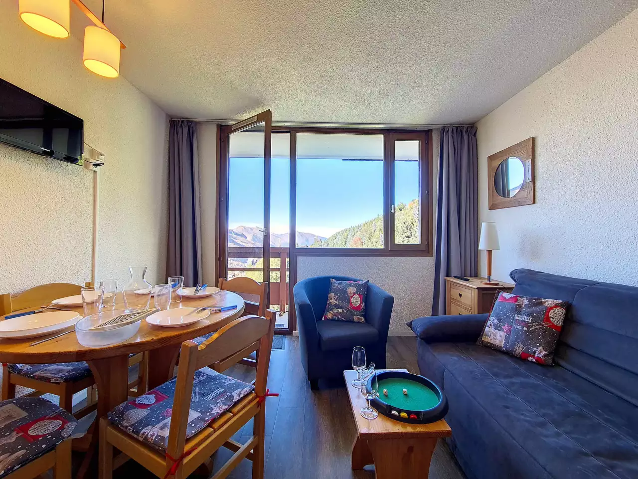 Comfortable studio  Direct access to the slopes  West balcony